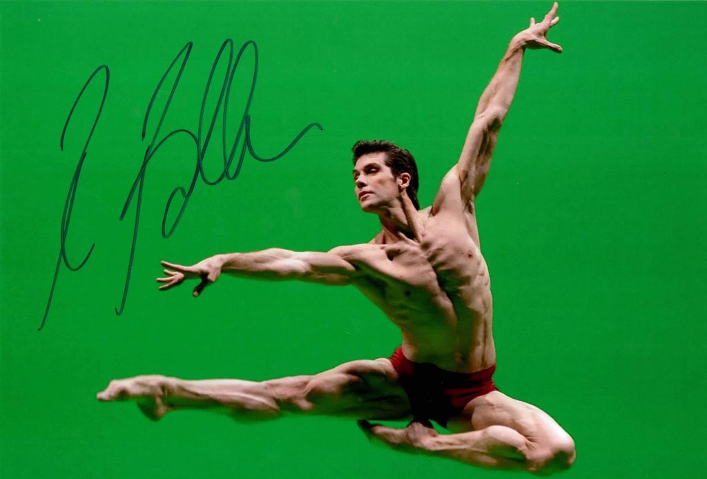 Autografo di Roberto Bolle Ballerino Fotografia Grandi Dimensioni