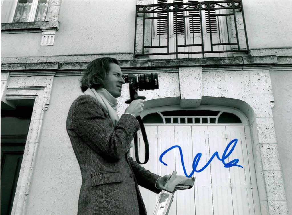 Autografo di Wes Anderson Regista Fotografia Bianco e Nero