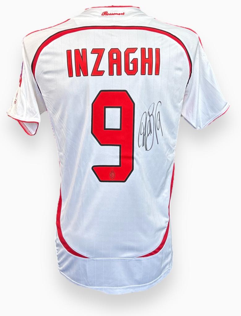 Autografo di Filippo Inzaghi Maglia Milan Finale Champions 2007