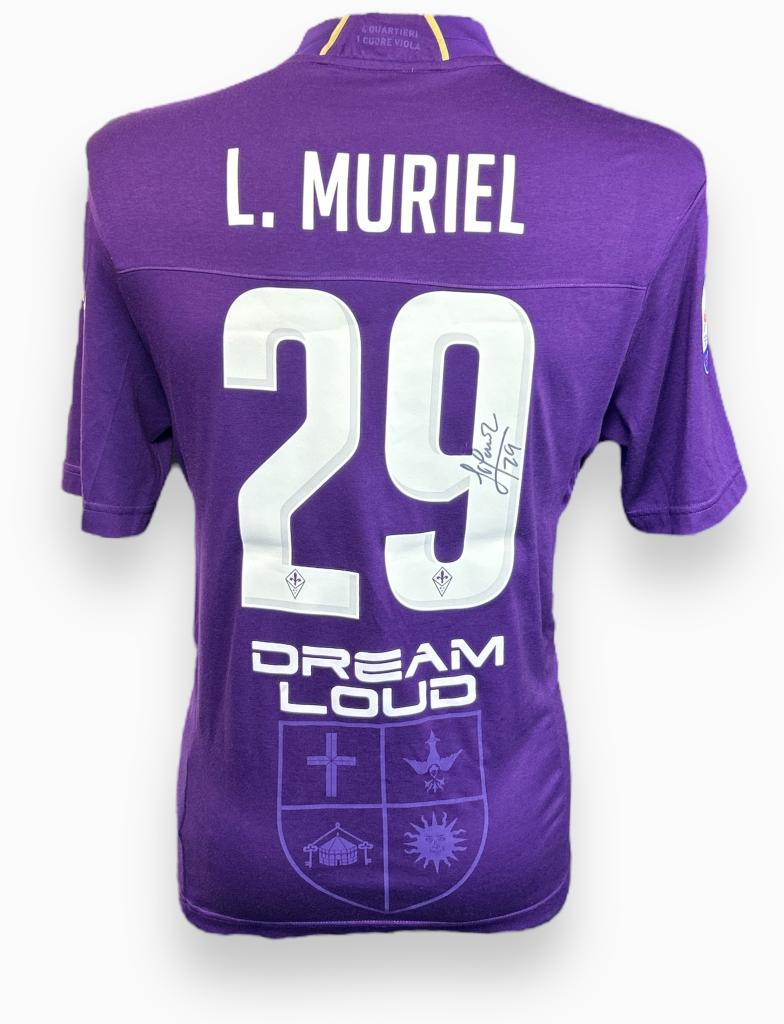 Autografo di Luis Muriel Maglia A.C. Fiorentina 2018-2019